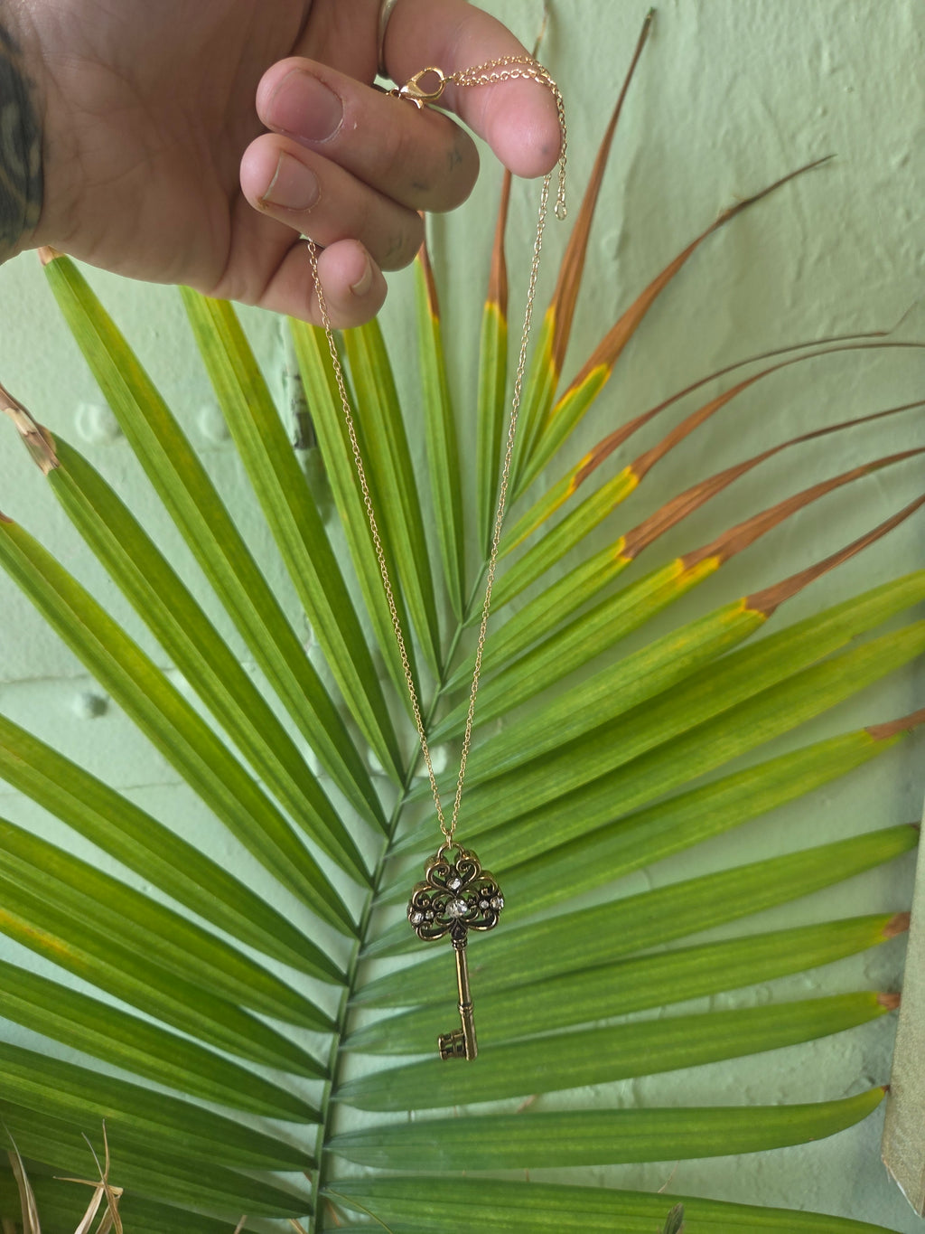 Golden Key Necklace