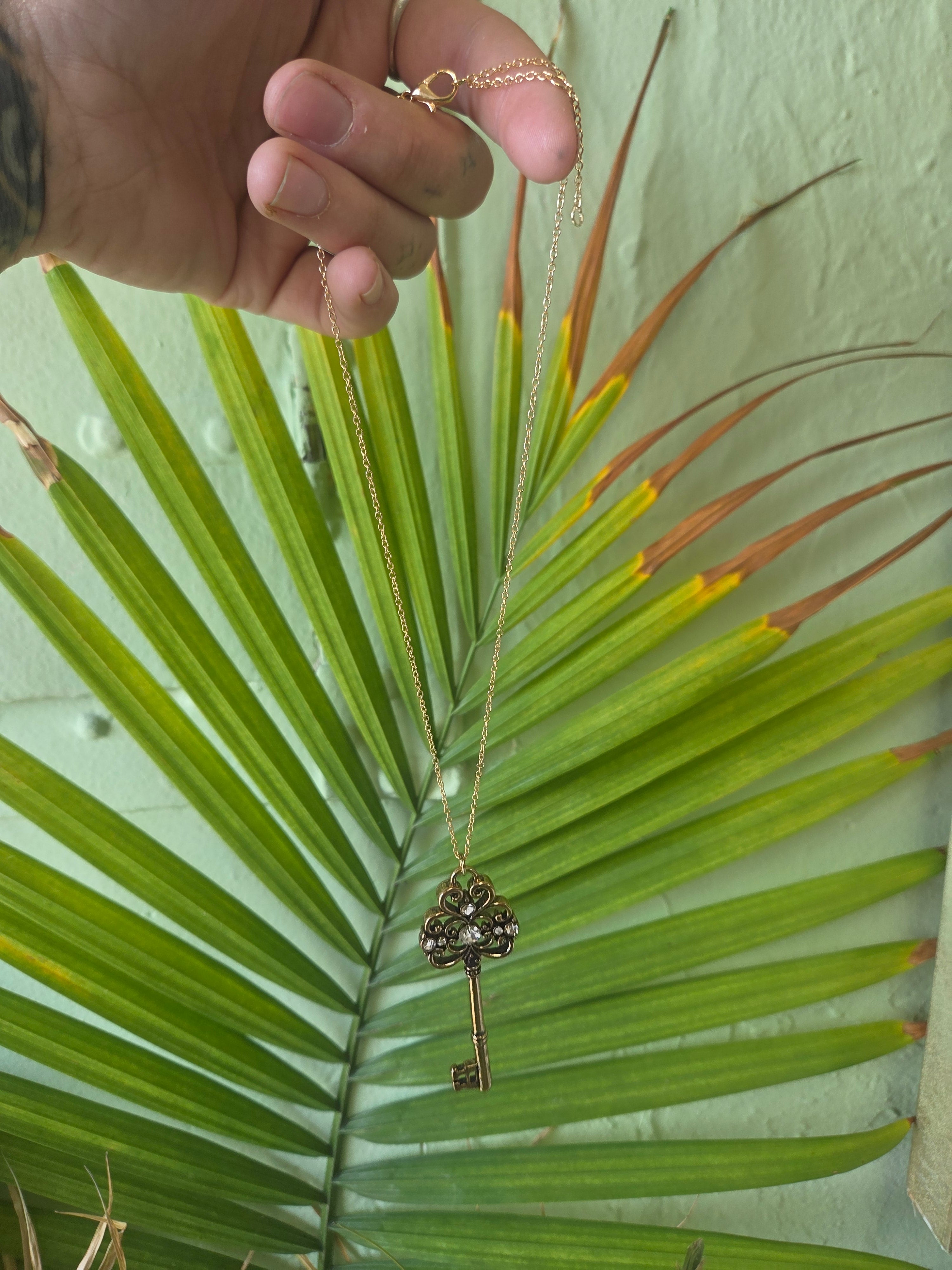 Golden Key Necklace