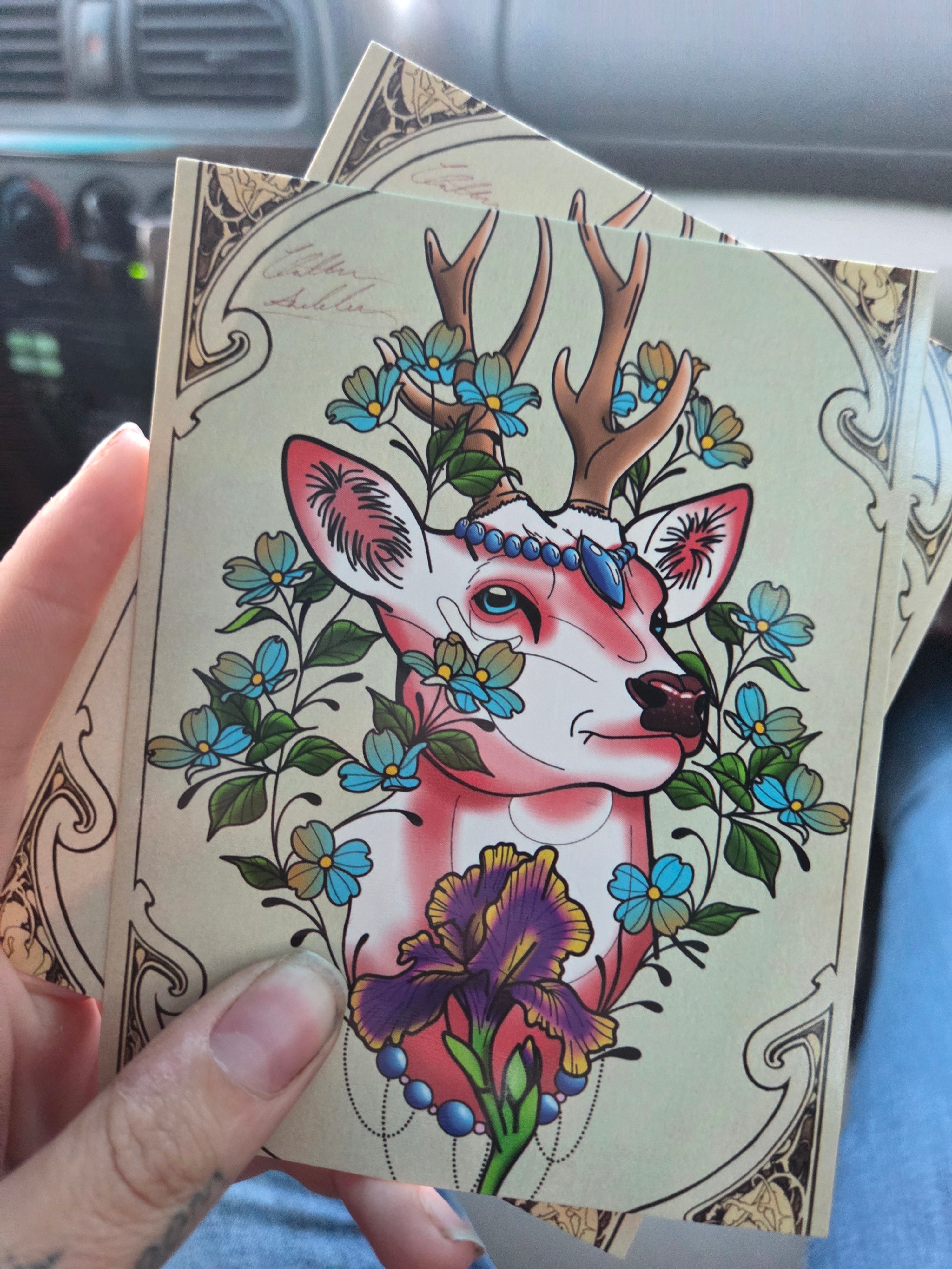 The Stag Postcard