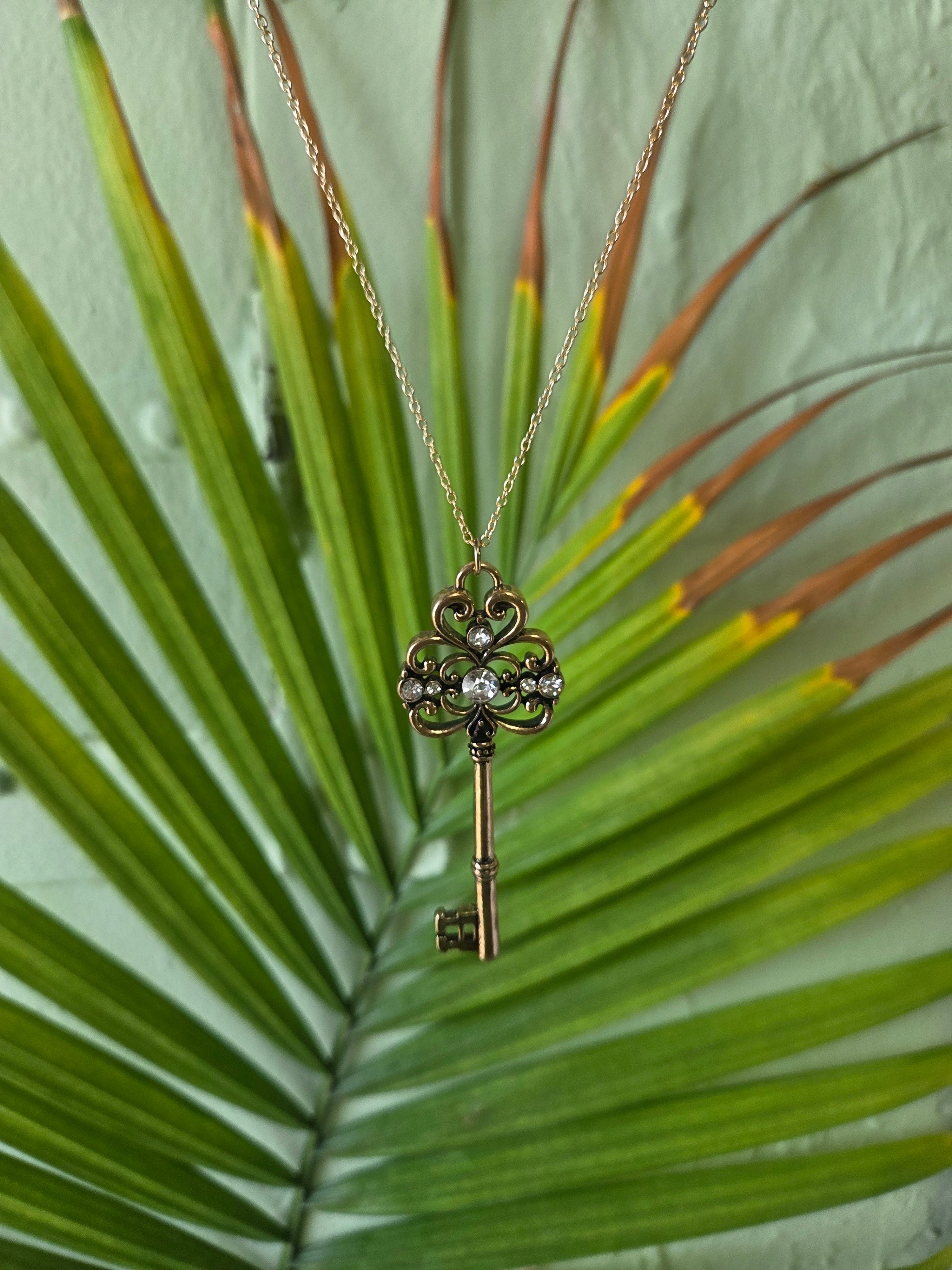 Golden Key Necklace