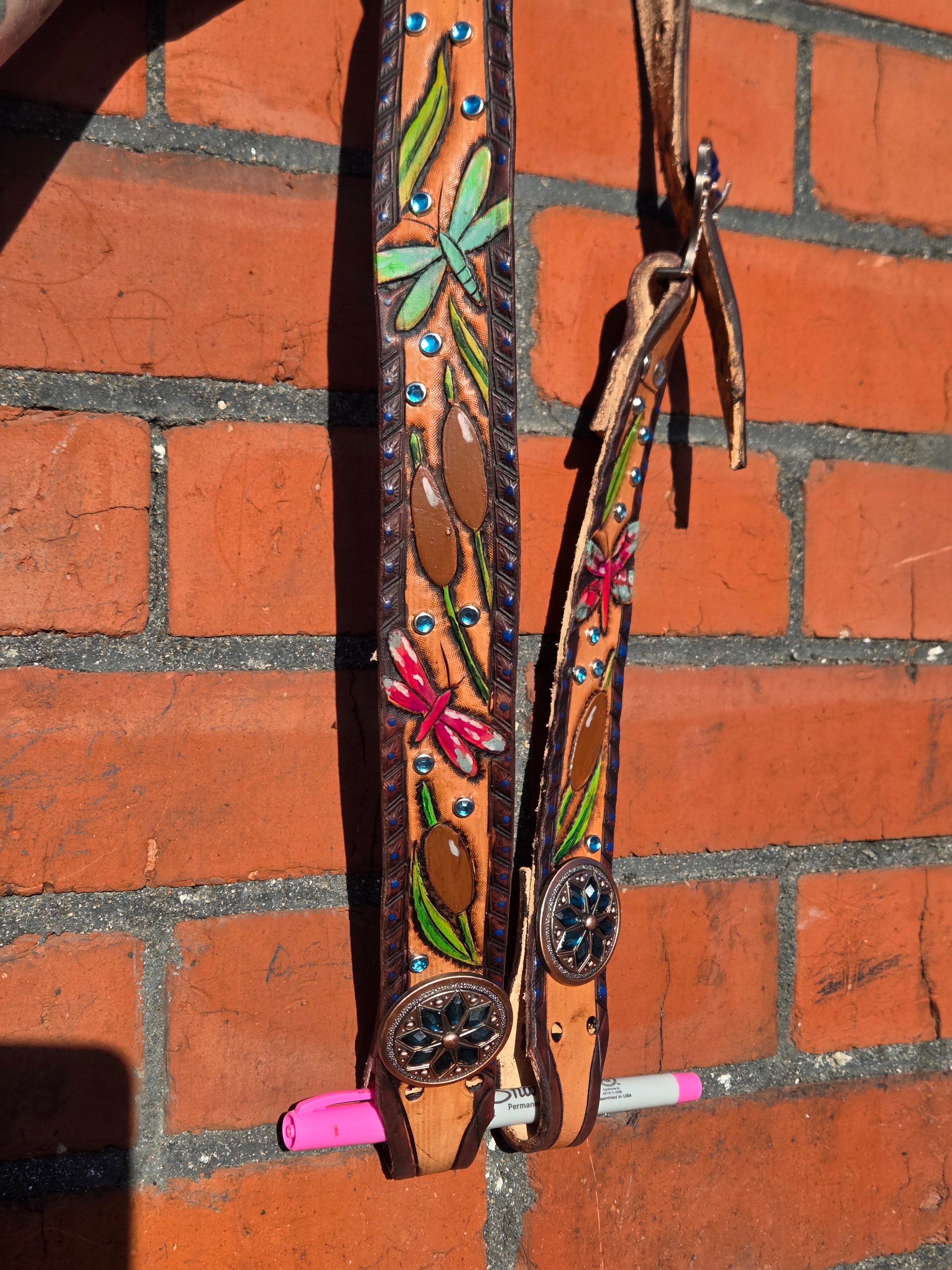Dragonfly No-Ear Bridle